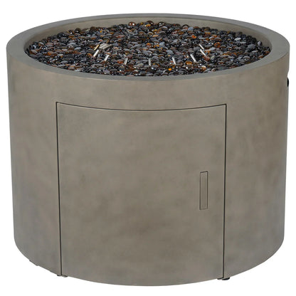 FlamePro Painted Steel Patina Gas Fire Pit