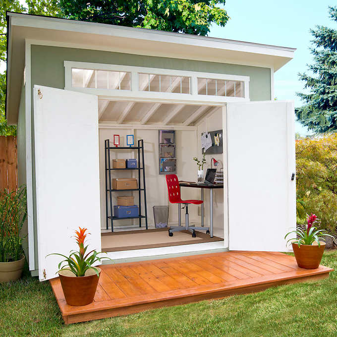 Yardline Aston 10' x 7.5' Wood Shed – Do It Yourself Assembly