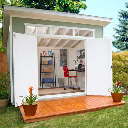 Yardline Aston 10' x 7.5' Wood Shed – Do It Yourself Assembly