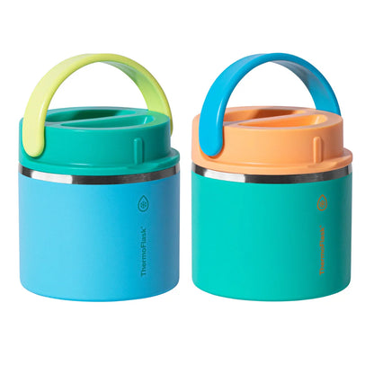 ThermoFlask 20 oz Insulated Food Jar, 2-pack