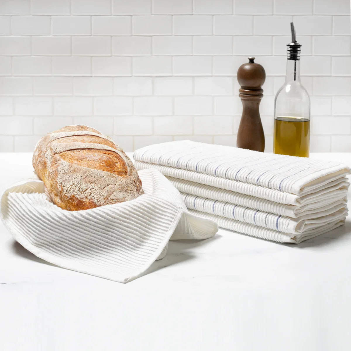 Turkish Cotton Kitchen Towel Set - Thumbnail 2
