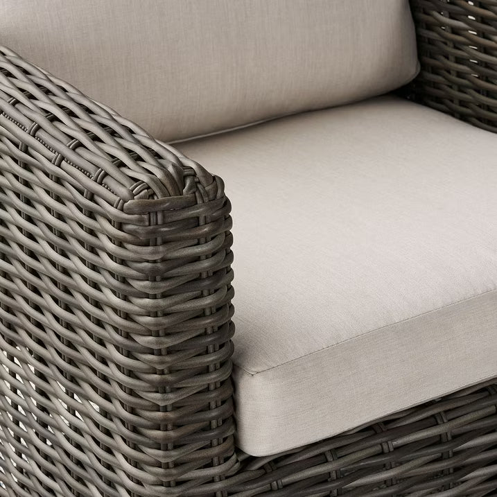 Breck Patio Fire Chat Set with Sunbrella Fabric