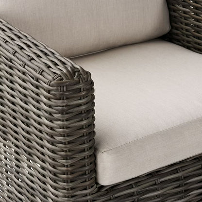Breck Patio Fire Chat Set with Sunbrella Fabric