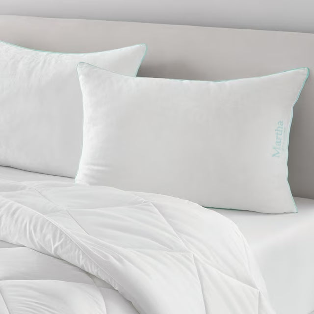 2-Pack Heirloom Jacquard Down Alternative Bed Pillows