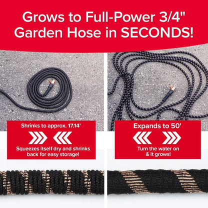 Copper Bullet 50' Expandable Garden Hose