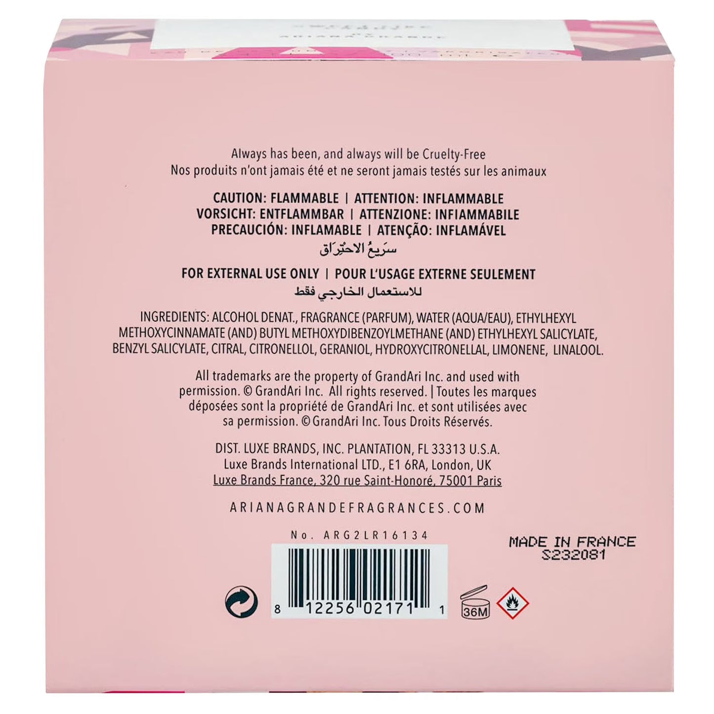 Ariana Grande Sweet Like Candy Eau de Parfum, 3.4 fl. oz.