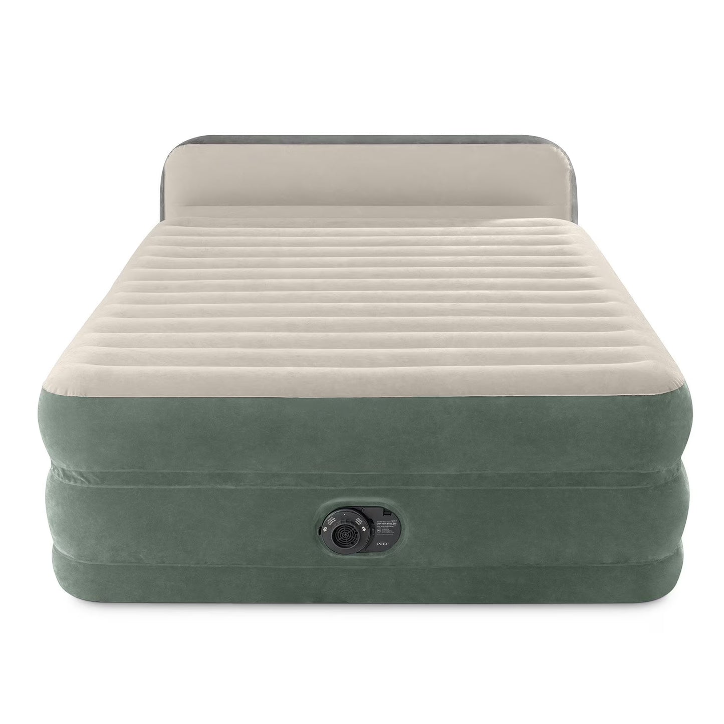 22" Queen Premium Comfort Air Mattress with Headboard