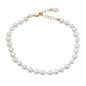 4-4.5mm Cultured Freshwater Pearl Bracelet in 14K Gold