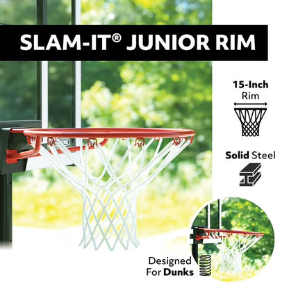 30" Polycarbonate Portable Youth Basketball Hoop