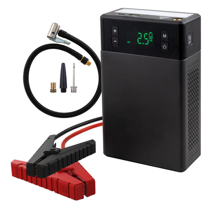 1200A Portable Jump Starter and Air Pump, Emergency LED