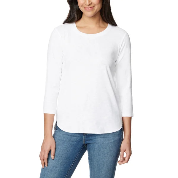 Kirkland Signature Women's Slub Tee, 2-pack