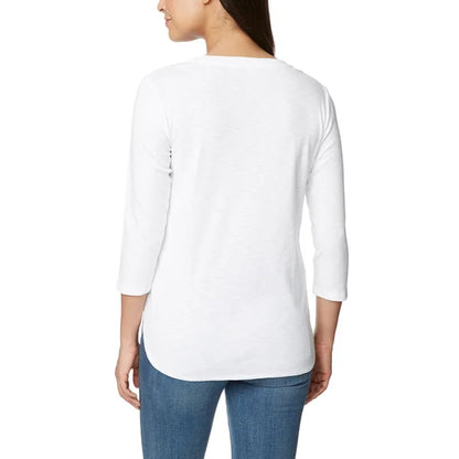 Kirkland Signature Women's Slub Tee, 2-pack