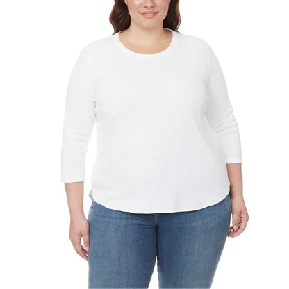 Kirkland Signature Women's Slub Tee, 2-pack