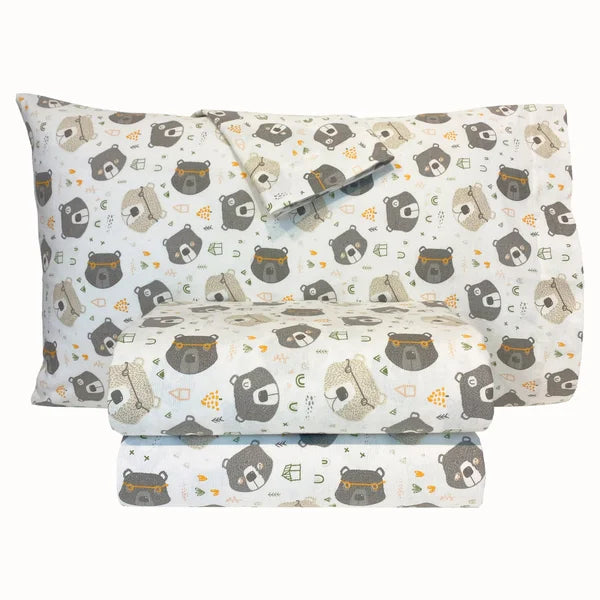 Portuguese Flannel 4-piece Sheet Set