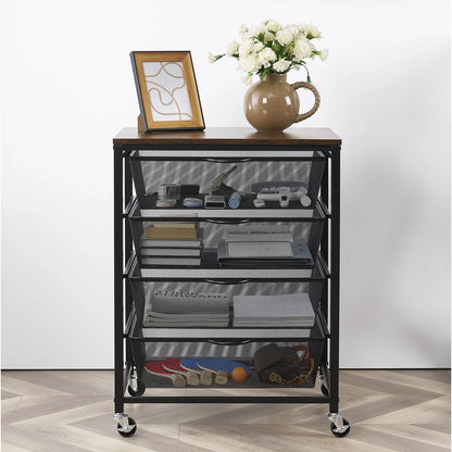 Rolling Cart With Table Top