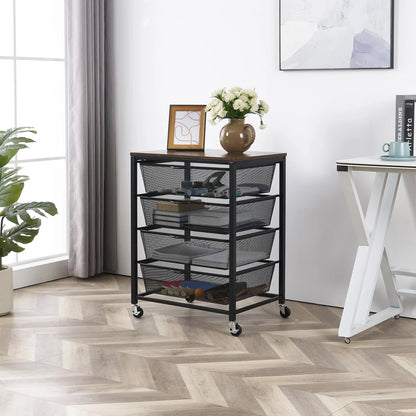 Rolling Cart With Table Top