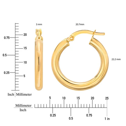 14kt Gold Hoop Earrings