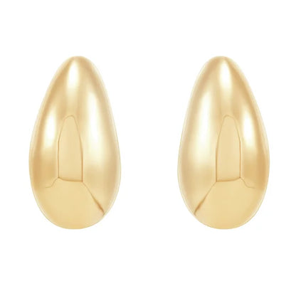 14kt Yellow Gold Wide Hoop Earrings