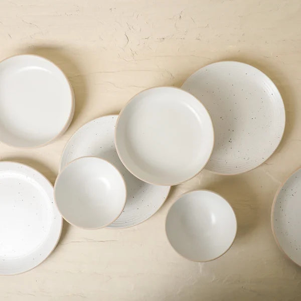Stone + Lain Lauren 12-piece Stoneware Dinnerware Set