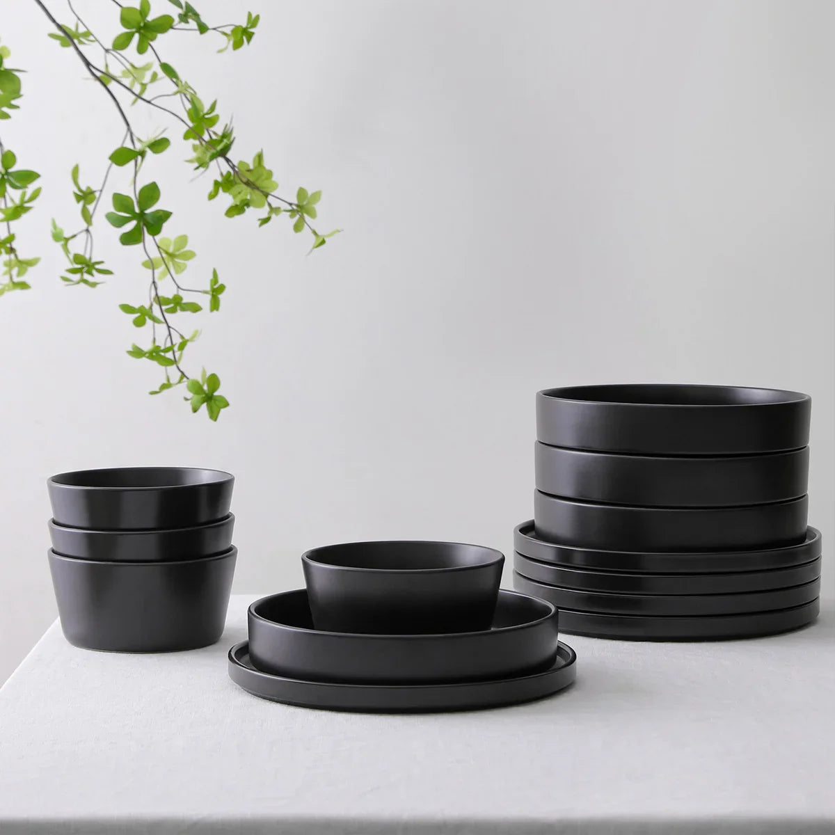 24-piece Dinnerware Set Stone + Lain Celina