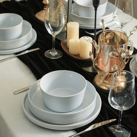 24-piece Dinnerware Set Stone + Lain Celina