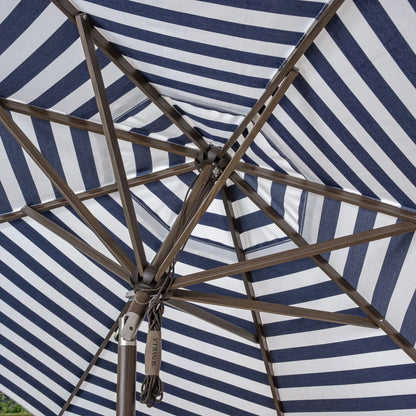 SunVilla 11’ Round Cabana Stripe Aluminum Market Umbrella