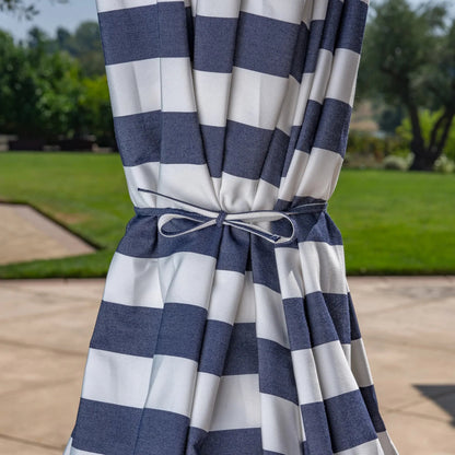SunVilla 11’ Round Cabana Stripe Aluminum Market Umbrella