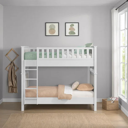 Twin Over Twin Upholstered Bunk Bed