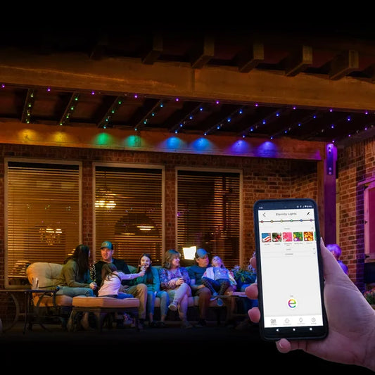 100 ft. Permanent Outdoor Wi-Fi Eternity Eave Lights