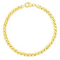 14kt Yellow Gold Serpentine Chain Bracelet