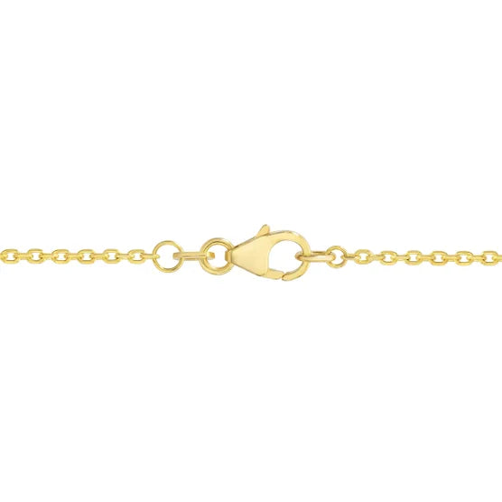 14kt Yellow Gold Teardrop Necklace