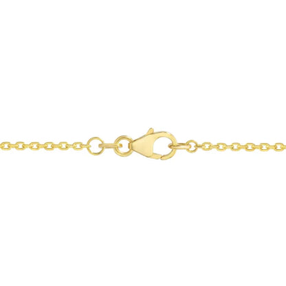 14kt Yellow Gold Teardrop Necklace