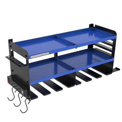 24.6″ 6-Bay Heavy Duty Wall Mounted Power Tool Organizer