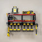 24.6″ 6-Bay Heavy Duty Wall Mounted Power Tool Organizer