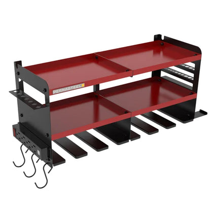 24.6″ 6-Bay Heavy Duty Wall Mounted Power Tool Organizer