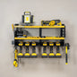 24.6″ 6-Bay Heavy Duty Wall Mounted Power Tool Organizer