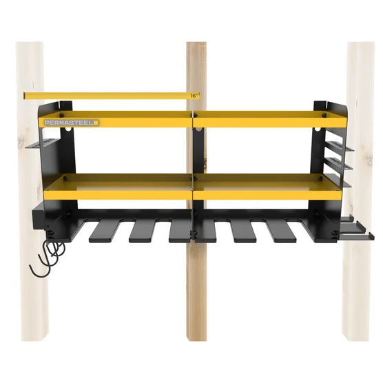 24.6″ 6-Bay Heavy Duty Wall Mounted Power Tool Organizer