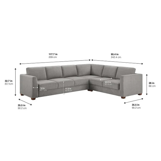 Caler Convertible Sleeper Sectional with Storage