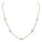 Freshwater Cultured 8-8.5mm Pearl 14kt Yellow Gold Necklace