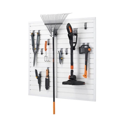 16 Sq Ft Modular Slatwall 13-piece Accessory Set