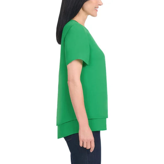 Hilary Radley Ladies' Short Sleeve Blouse