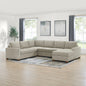 Glenn Fabric Sectional with Storage Chaise