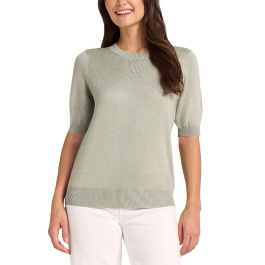 Matty M Women's Short Sleeve Sweater