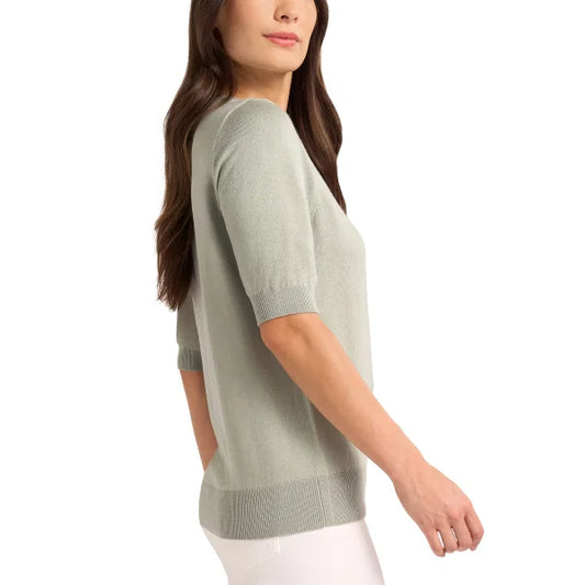 Matty M Women's Short Sleeve Sweater