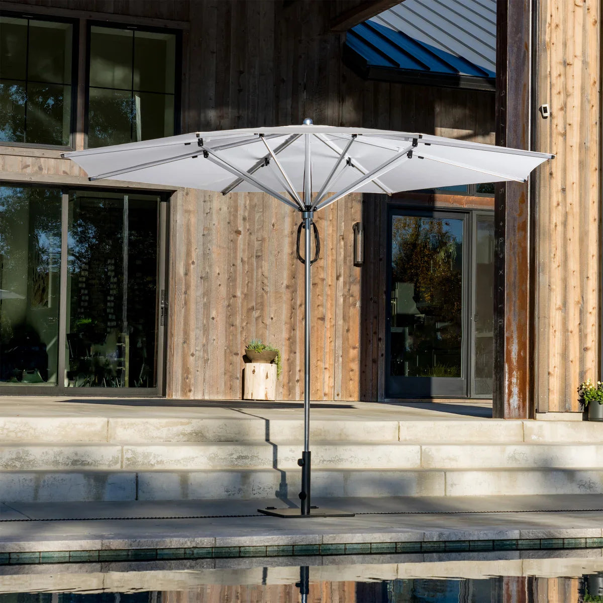 SunVilla 11' Modern Flat Commercial Patio Umbrella