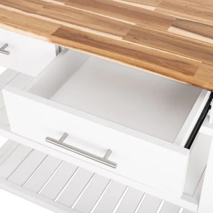Top Kitchen Cart with Drawers
