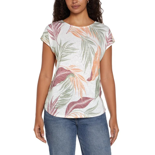 Orvis Women's Linen Blend Short Sleeve Top