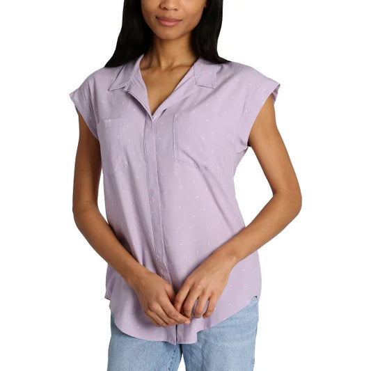 Jachs Girlfriend Women's Button Front Blouse