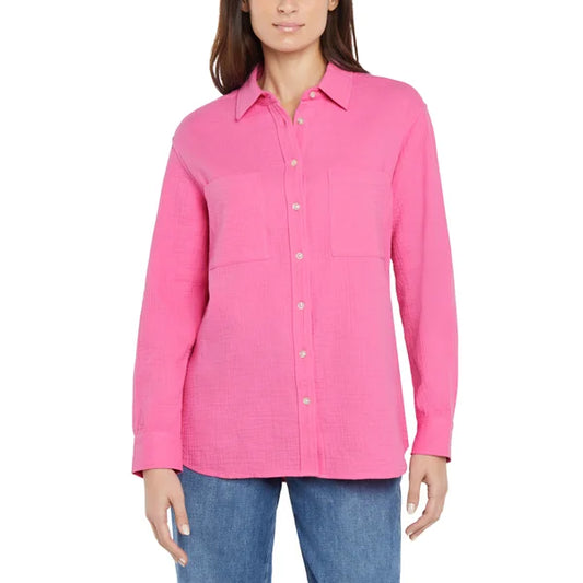 Gap Women's Gauze Button Front Shirt