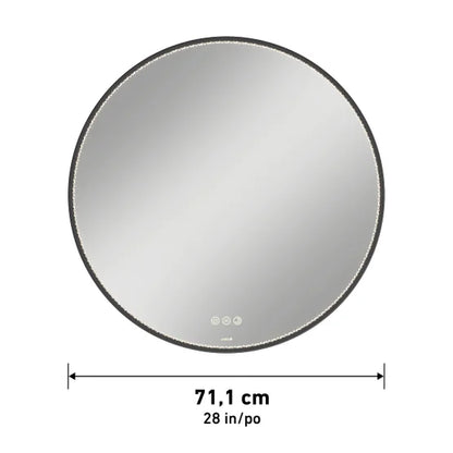 Romy 28" LED Lighted Wall Mirror with Defogger